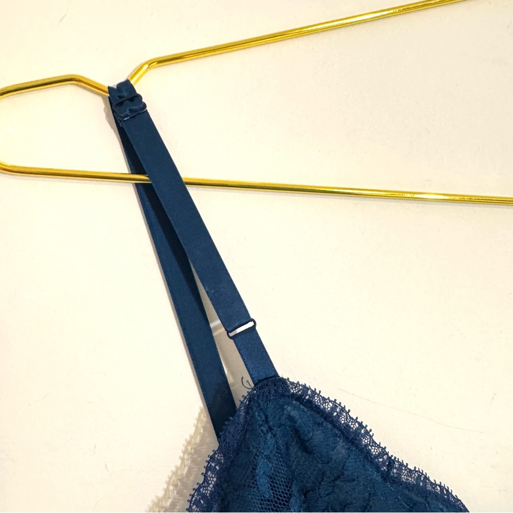 Vanity Fair Vintage 70s 80s Nylon Lace Trim Slip Dress Chemise Nightgown 36 S M - Picture 7 of 10